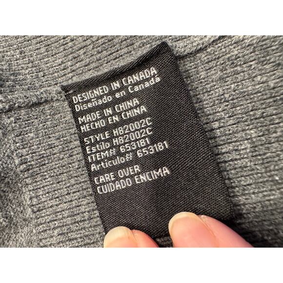 KERSH Essentials Women's Open Front Cardigan Sweater S Dark Gray Long Sleeve - Picture 5 of 8